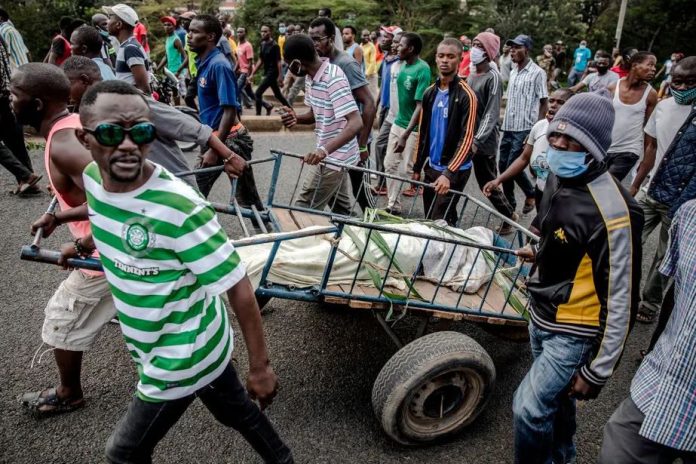 mathare protest