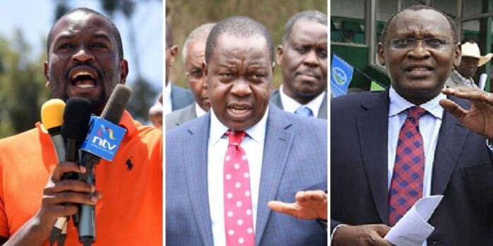 sifuna, matiang'i and muhoho