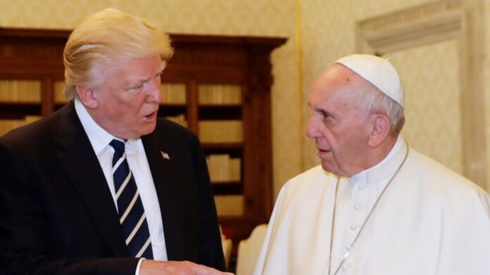 TRUMP POPE FRANCIS