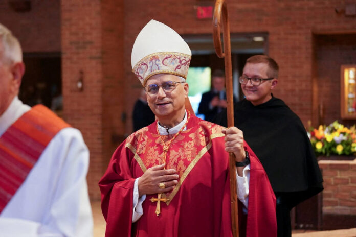 File picture of Robert Prevost, now Pope Leo XIV