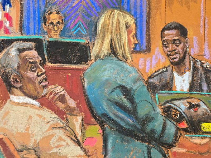 Sean "Diddy" Combs attends trial in New York federal court