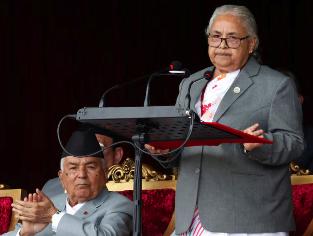 Nepal's interim Prime Minister Sushila Karki
