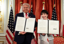 Trump Praises Japan’s First Female Leader Sanae Takaichi, Signs Deals on Trade and Critical Minerals
