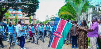 (PHOTOS) – Ministry of Health Flags Off 500 Bicycles to Boost Community Health Promoters in Kwale