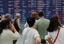 Russia Downs 34 Ukrainian Drones Targeting Moscow, Closes Airports Temporarily