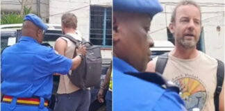 Dutch National Caught on Camera Abusing Kenya Police Officers After Arrest Pleads for Forgiveness