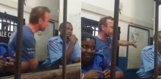 Outrage as Foreigner Abuses Kenya Police Officers After Arrest