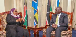 President Ruto Congratulates Samia Suluhu After Winning Tanzanian Election