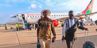 Kalonzo Musyoka Arrives in Kisumu to Visit Raila Odinga Family