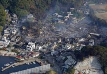 170 Buildings Destroyed In Massive Japan Blaze ,One Missing