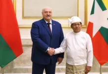 Belarus’s Lukashenko Visits Myanmar Ahead of Controversial Election