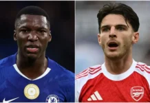 Declan Rice shares honest opinion on Moises Caicedo ahead of top of the table clash