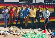 Police Arrest 8 Suspects, Recover Dozens of SIM cards, IDs, and Mobile Phones