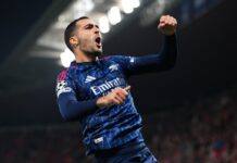 Merino Nets Two Goals As Arsenal Extend Perfect Record