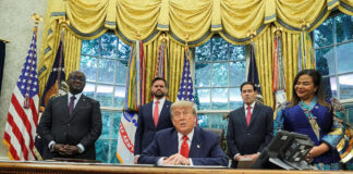 Congo and Rwanda Initial Economic Pact in Washington as Part of U.S.-Brokered Peace Process