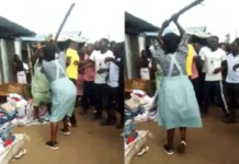 Police arrest Kibuye market chairlady filmed beating female traders with wooden rod