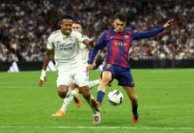 Barcelona’s Pedri in line for comeback, Araujo out with stomach virus