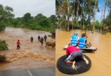 Over 9,000 families displaced as River Sabwani bursts Its banks in Trans Nzoia
