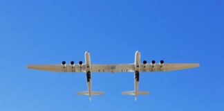 The World’s Largest Plane, Spotted Cruising over California