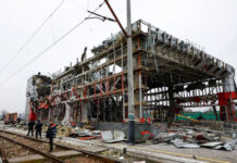 Russian drones, missiles hit Ukraine power and transport sectors, Kyiv says