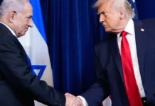 Trump and Netanyahu Exchange Praise in Mar-a-Lago Meeting on Gaza and Iran