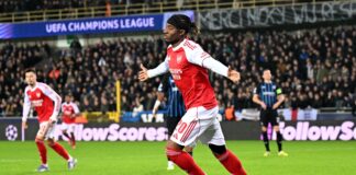 Madueke Scores Twice as Arsenal Extend Perfect Champions League Run