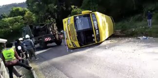 Bus Ferrying Passengers to Turkana Festival Crashes on Notorious Escarpment