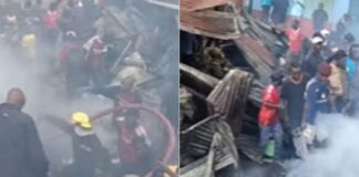 Residents left homeless as fire razes down houses in Kangemi