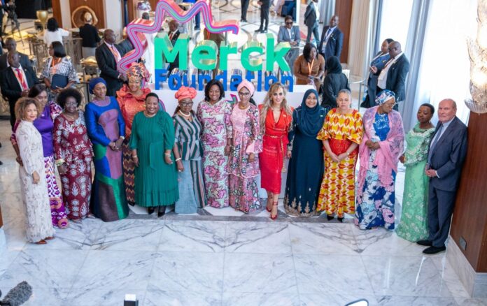 Merck Foundation Chairman and CEO with the First Ladies of Africa and Asia during the MFFLI SUMMIT 2025 (5)