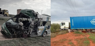 Several Deared Dead as Kinatwa Matatu Collides With a Truck on Mombasa Highway