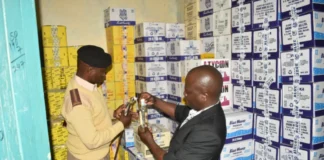 NACADA Seizes Hundreds of Fake Alcohol Brands in a Narok Town Raid
