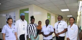 KNH Doctors Perform Life-Saving Procedure on Toddler After Food Lodges in Lung