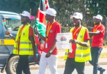 Youth embark on 350KM walk from Eldoret to Nairobi to create awareness against corruption