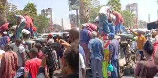Several Injured After Matatu Overturns Along Haile Selassie Avenue