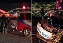 Six Killed, Seven Injured in Matatu-bus Collision on Mombasa-Nairobi Highway