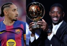 Raphinha: ‘I deserved’ to win Ballon d’Or instead of Ousmane Dembélé