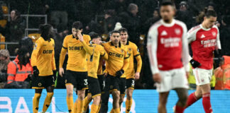 Arteta urges Arsenal to ‘stand up’ after title bid rocked by Wolves draw
