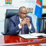 Health CS Aden Duale hold high-level talks with Global Fund Executive Director Peter Sands.