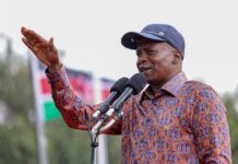 “Two Term Rains” DP Kindiki refuses an umbrella, braves rain to address Mai Mahiu residents