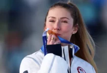 USA’s Shiffrin wins slalom gold in emphatic style