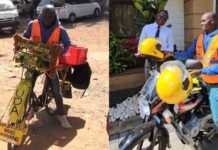 MP Sudi Gifts Motorbike to UDA Aspirant Who Cycled 405kms to Attend State House Meeting