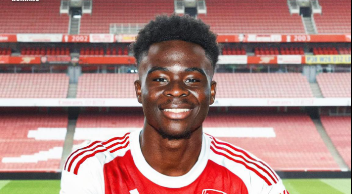 Bukayo Saka Signs New Five-Year Deal With Arsenal
