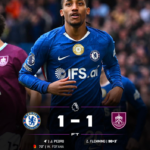 Wesley Fofana sees red as Chelsea suffer last-gasp draw with Burnley