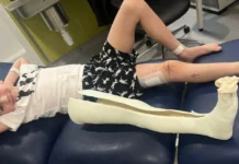 Boy first in UK to have pioneering leg-lengthening surgery