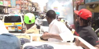 Chaos in Nairobi CBD as Police Lob Teargas During Gachagua, Kalonzo Public Rally