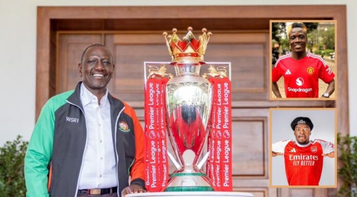 President Ruto To Fly Man United’s Kelvin Masanga & Arsenal’s Useful Idioty to England to Watch Live Matches.