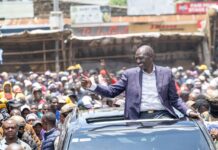 Teargas and chaos mark President Ruto’s Dagoretti tour as youth block his convoy