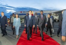 Chinese Vice President Han Zheng Arrives in Kenya