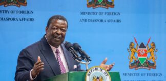 PCS Mudavadi heads to Russia to push for repatriation of Kenyans recruited in military