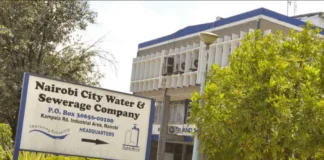 Nairobi Water announces interruption in Kileleshwa, Upper Hill, State House upto Sunday